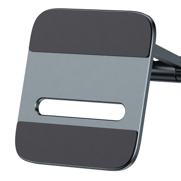Suporte de metal para smartphone desktop Biaxial dobrável a 13 "cinza