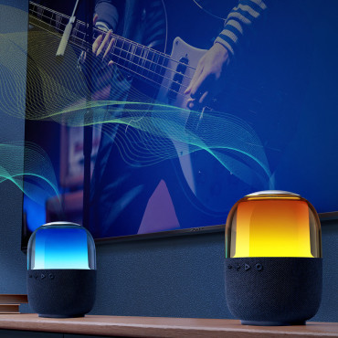 Bluetooth trådlös högtalare 5.3 RGB 8W svart