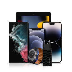 GAN 65W-Ladegerät mit USB-C QC 3.0 PD Black-Häfen