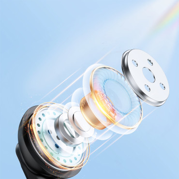 Auriculares TWS inalámbricos ENC a prueba de agua IPX4 Bluetooth 5.3 Negro