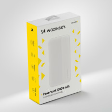 Powerbank Li-Po 10000mAh 2XUSB WHITE