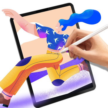 Silikonski nasveti za belo mehko Stylus 12pcs.
