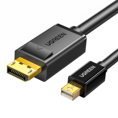 Kábel Mini DisplayPort - DisplayPort 2K 4K 1.5m Čierna