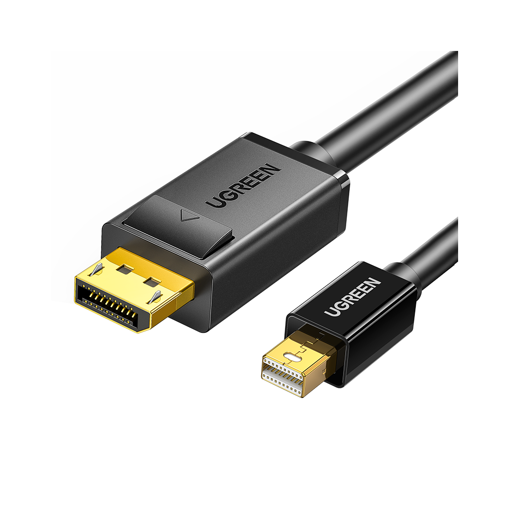 Kábel Mini DisplayPort - DisplayPort 2K 4K 1.5m Čierna