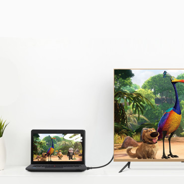 Kábel Mini DisplayPort - DisplayPort 2K 4K 1.5m Čierna