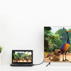 Kábel Mini DisplayPort - DisplayPort 2K 4K 1.5m Čierna
