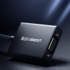 Adapteradapter HDMI - VGA + USB-kabel - Micro USB 1M Svart