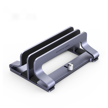 Stativhållare Laptop Stand Aluminium tablett vertikal silver