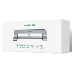 Ständerhalter Laptop-Ständer Aluminium-Tablette Vertikal Silber
