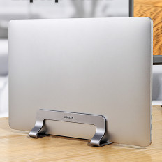 Stativhållare Laptop Stand Aluminium tablett vertikal silver