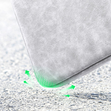 Coque de boîtier pour tablette pour ordinateur portable 13 "- 13.9" gris