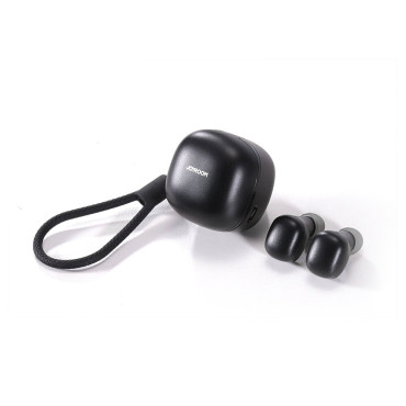 Fones de ouvido sem fio TWS IP54 preto