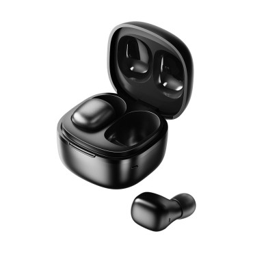 Fones de ouvido sem fio TWS IP54 preto