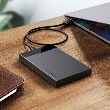 SATA SATA SATA-täckning 2,5 '' 6TB USB-C 3,0 Svart