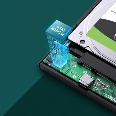 SATA SATA 2,5 '' Pocket Housing. 5TB USB 3.0 Svart