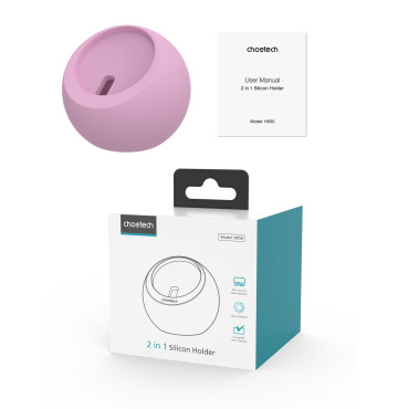 Hållare står för induktiv laddare. Stå för Magsafe Pink