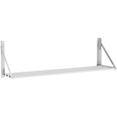 Wandplank vouwen roestvrij staal tot 40 kg 120 x 30 cm