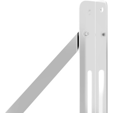 Estante de pared de acero inoxidable plegable de hasta 40 kg 120 x 30 cm