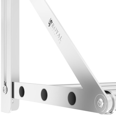 Estante de pared Estante plegable de acero inoxidable de hasta 40 kg 100 x 30 cm