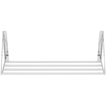 Wandplank vouwen roestvrij staal tot 40 kg 100 x 30 cm