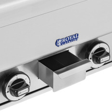 Lava grilli maakaasulla Ryflated 50 x 47 cm 2 x 7200 w