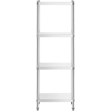 Gastronomisk lager metallhylla upp till 200 kg 60 x 40 x 180 cm