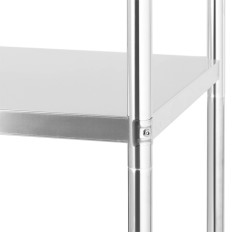 Gastronomisk lagermetallhylle opp til 200 kg 120 x 40 x 180 cm