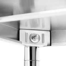 Gastronomisk lager metalstativ op til 200 kg 100 x 40 x 180 cm