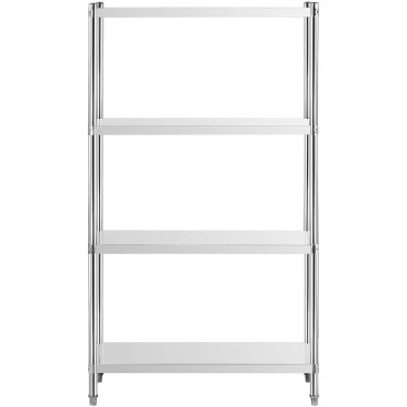 Rack de metal de armazém gastronômico até 200 kg 100 x 40 x 180 cm