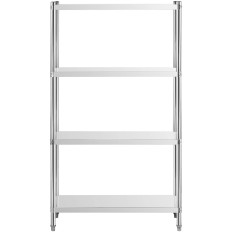 Rack de metal de armazém gastronômico até 200 kg 100 x 40 x 180 cm