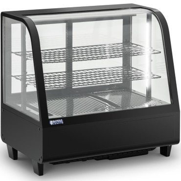 Zastekljena razstavna lokacija 3 Ravni 100 l - Black