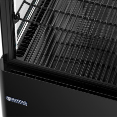 Glazed Deviggable Web Site 4 Levels 78 L - Black