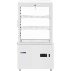 Nível de 3 níveis de 3 níveis vidrado - display branco