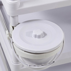 Laboratoorsed käru kosmeetikatooted 2 sahtlid 3 riiulid 70 x 64 x 99 cm