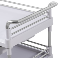 Laboratóriumi trolley kozmetikai 2 fiókok 3 polcok 70 x 64 x 99 cm