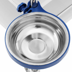 Carrello da laboratorio Acciaio cosmetico con acciaio 2 cassetti 2 ripiani 85 x 54 x 28 cm