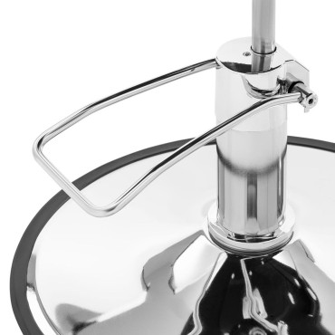 Peluquería de Barber. Cosmética con un reposapiés. Physa EPSOM - Negro