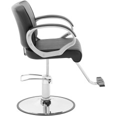 Barber's hairdresser. Cosmetic with a footstool Physa Hove - black