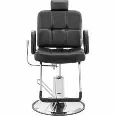 Barber's frizieris kosmētikas ar galvas balstu un kāju Physa Keswick - melns