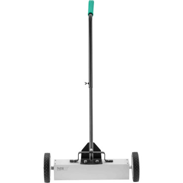 Broom magnetisk sopmaskin för att samla filer Naglar på hjulbredd 45 cm