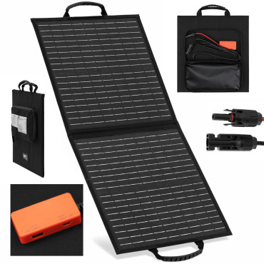 Solar Laddare Solpar Panel Folding Tourist Camping 2 x USB 40 W