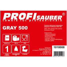 Woven industrial cleaning rough gray Prophisuber Gray 500