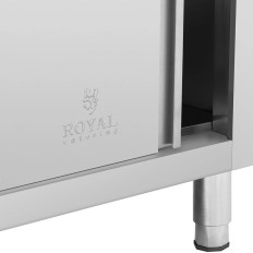 Tafelwerkblad werkbladen met een kast met een deur met een stuk en 3 laden 200 x 60 x 85 cm