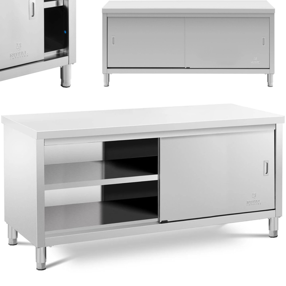 Tabela WorkTop Izračunana miza z omarico za vrata 180 x 70 x 85 cm