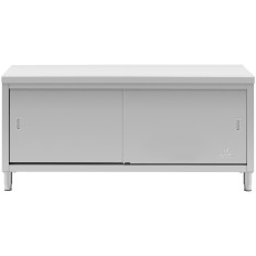 Armário de metal de carto de mesa com 250 x 60 x 85 cm de porta