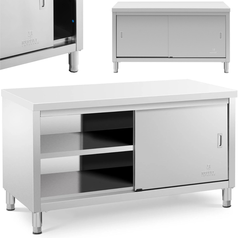 Tavolo da lavoro da tavolo calcolato con un armadietto da porta. 20 x 70 x 85 cm