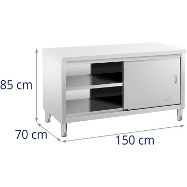 LENTELĖS WORKTOP Apskaičiuota lentelė su durų spintele. 20 x 70 x 85 cm