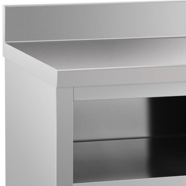 Mesa de mesa de trabalho de mesa com gabinete e porta da porta RAID 150 x 60 cm