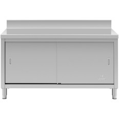 Tabela tabele Tabela tabela s kabinetom in Vrata za vrata 150 x 60 cm