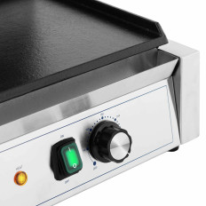 BBQ Contattare la piastra elettrica liscia e circolata 33 x 22 cm 2200 w